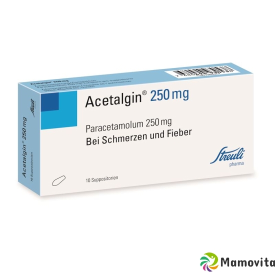 Acetalgin 250mg 10 Zäpfchen buy online