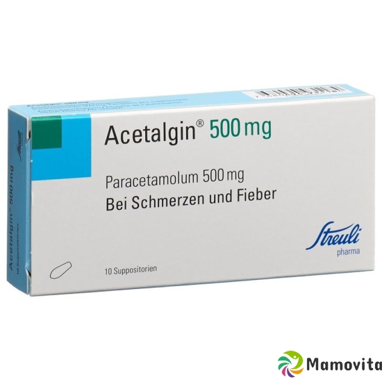 Acetalgin 500mg 10 Zäpfchen buy online