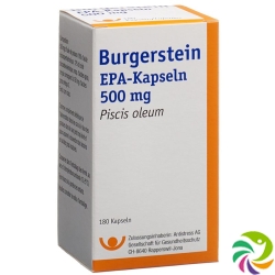 Burgerstein EPA capsules 500 mg Ds 180 pieces