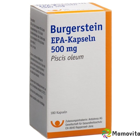 Burgerstein EPA capsules 500 mg Ds 180 pieces buy online