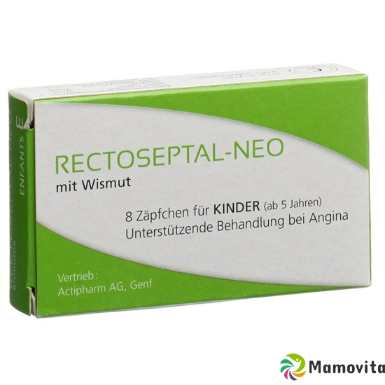 Rectoseptal Neo Wismut Zäpfchen Kind 8 Stück buy online