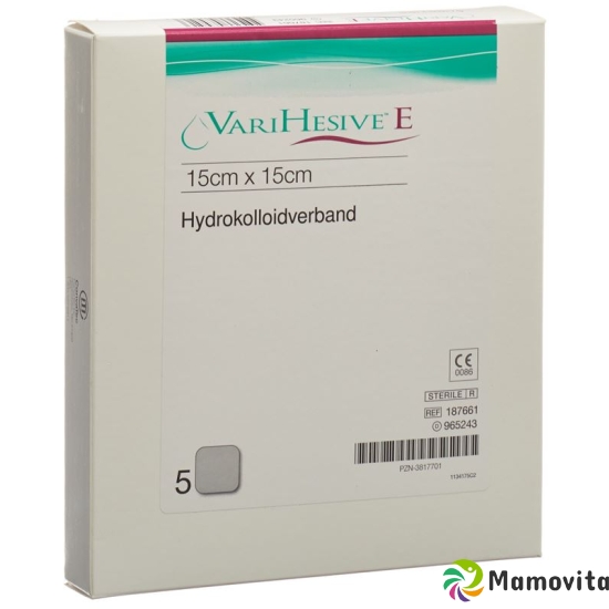 VariHesive E Hydrokolloidverband 15x15cm 5 Stück buy online