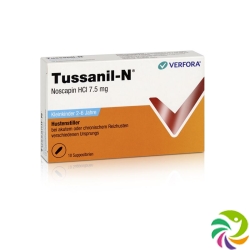 Tussanil N 7.5mg Kleinkinder 10 Zäpfchen