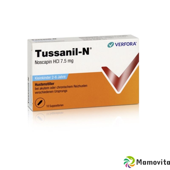 Tussanil N 7.5mg Kleinkinder 10 Zäpfchen buy online