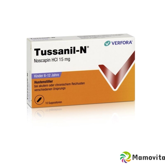 Tussanil N 15mg Kinder 10 Zäpfchen buy online