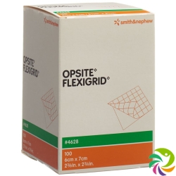 Opsite Flexigrid Folienverband 6x7cm 100 Beutel