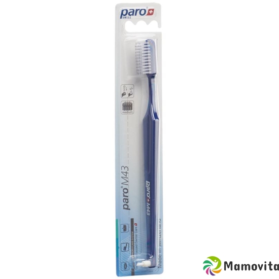 Paro toothbrush M43 Medium 4 rows with interspace buy online