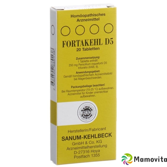 Fortakehl Tabletten D 5 Trit 20 Stück buy online