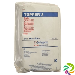 Topper 8 Einmal-Kompressen 10x20cm Unsteril 200 Stück