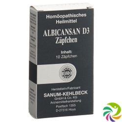 Albicansan Zäpfchen D 3 10 Stück