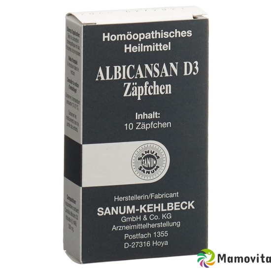 Albicansan Zäpfchen D 3 10 Stück buy online