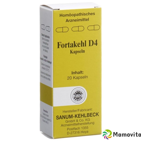 Fortakehl Kapseln D 4 Trit 20 Stück buy online