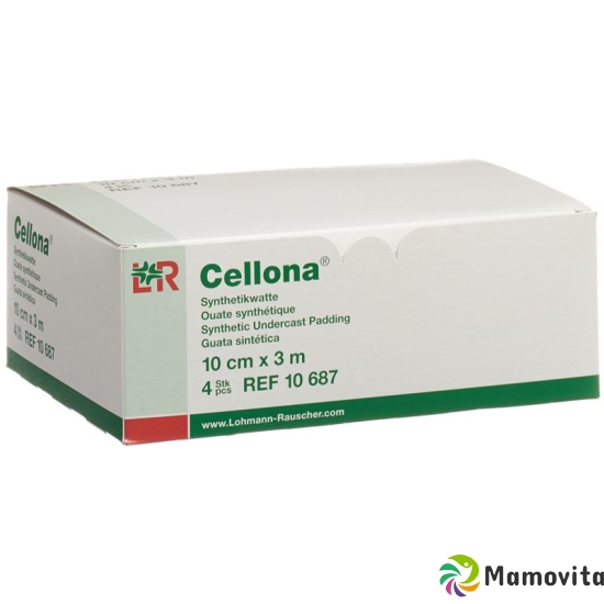 Cellona Synthetikwatte 10cmx3m Weiss Rolle 4 Stück buy online