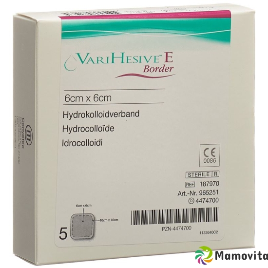 VariHesive E Border Hydrokolloidverband 6x6 / 10x10cm 5 Stück buy online