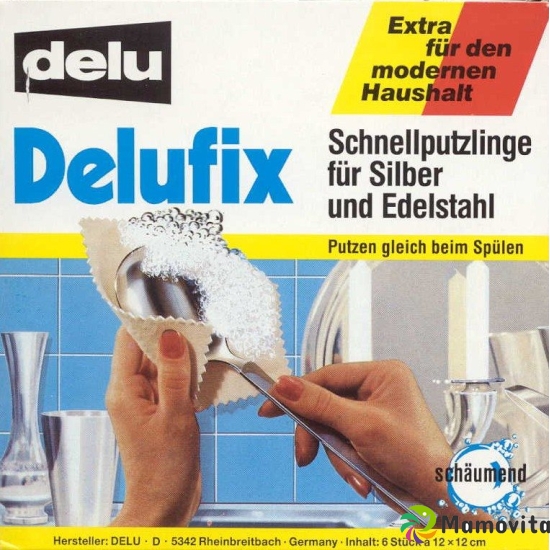 Delufix Schnellputzling F Silber U Edelstahl 6 Stück buy online