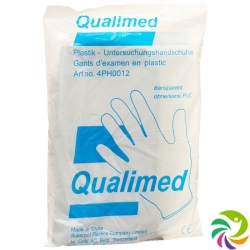 Qualimed Plastik Handschuhe Universal 100 Stück