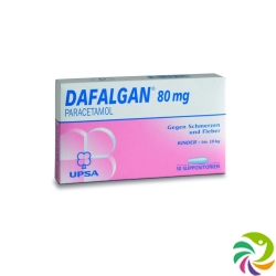 Dafalgan 80mg 10 Zäpfchen