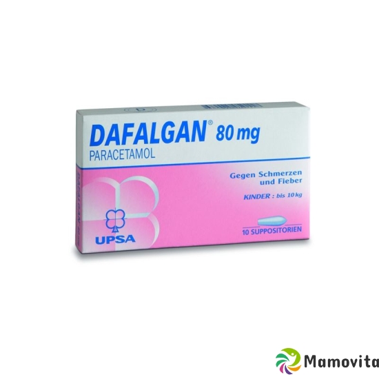 Dafalgan 80mg 10 Zäpfchen buy online