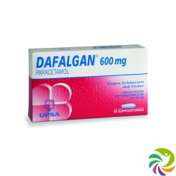 Dafalgan 600mg 10 Zäpfchen