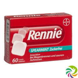 Rennie Spearmint 60 Lutschtabletten