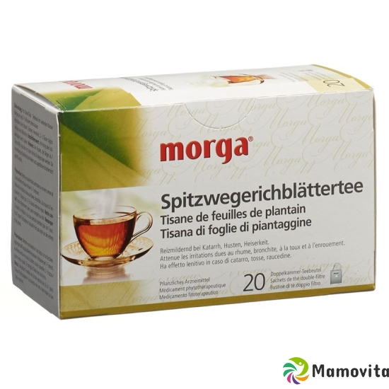 Morga Spitzwegerich Tee Beutel 20 Stück buy online