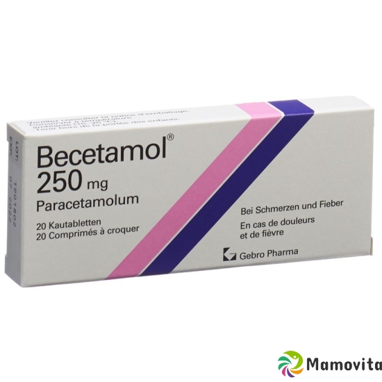 Becetamol Kautabletten 250mg 20 Stück buy online