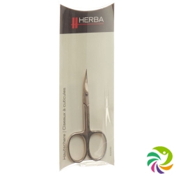 Herba Hautschere 9cm Gebogen 5402