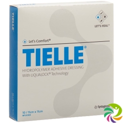 Let's Comfort Tielle Classic Hydropolymer-Schaumverband 11x11cm 10 Beutel