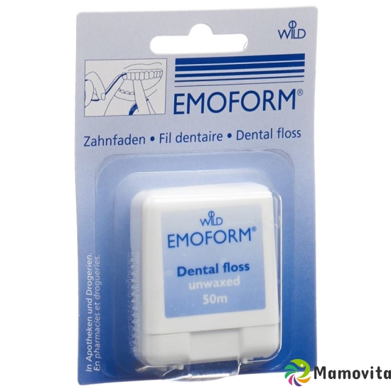 Emoform tooth thread Unwaxed 50m buy online