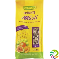 Rapunzel Früchte Müesli Beutel 750g