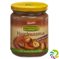 Rapunzel Haselnussmus Glas 250g