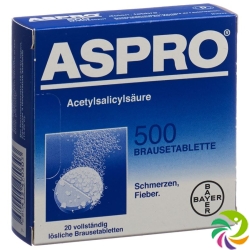 Aspro 500mg 20 Brausetabletten