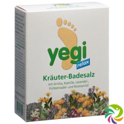 Yegi Relax Kräuter Fussbadesalz 4 Beutel à 50g