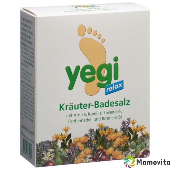 Yegi Relax Kräuter Fussbadesalz 4 Beutel à 50g buy online