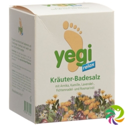 Yegi Relax Kräuter Fussbadesalz 8 Beutel à 50g