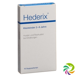 Hederix Kleinkinder Zäpfchen 10 Stück