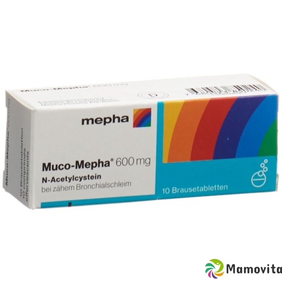 Muco Mepha 600mg 10 Brausetabletten buy online