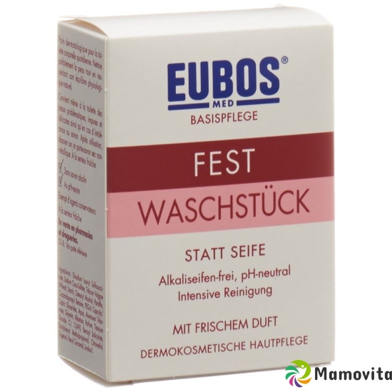 Eubos Seife Fest Parfümiert Rosa 125g buy online