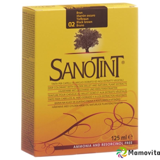 Sanotint Hair colour 02 deep brown buy online