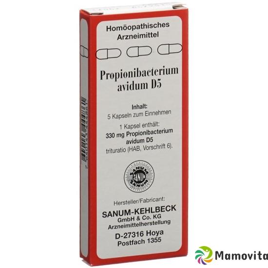 Propionibacterium Avidum Kapseln D 5 5 Stück buy online