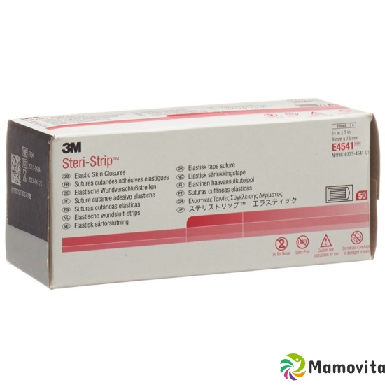 3M Steri Strip Elastisch 6x75mm Hautfarben 3x 50 Stück buy online