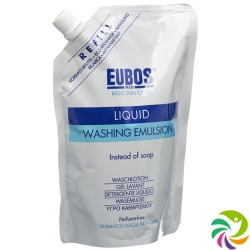 Eubos Seife flüssig Unparfümiert Blau Refill 400ml