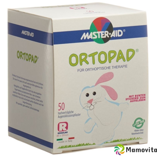 Ortopad Occlusionspflaster Regu Weiss Ab 4j 50 Stück buy online