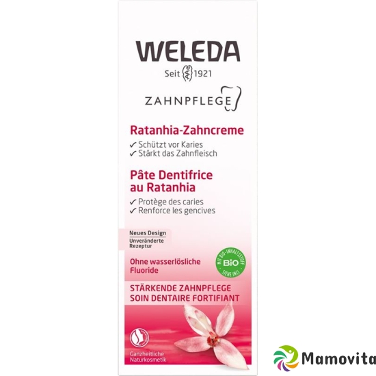 Weleda Ratanhia Zahncreme 75ml buy online