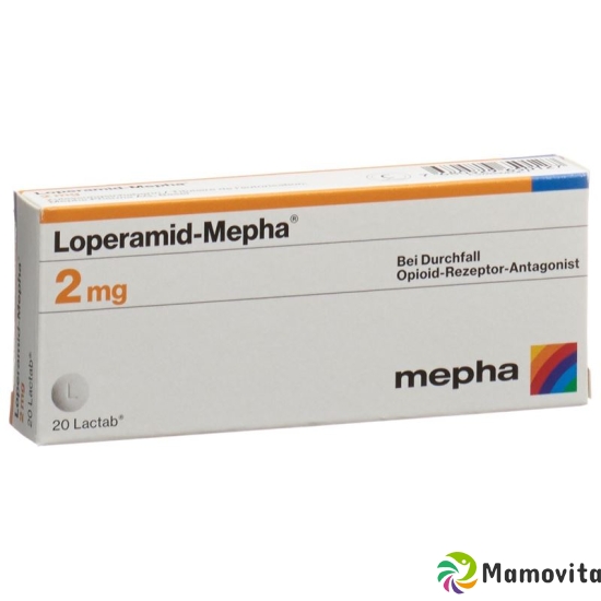 Loperamid Mepha 2mg 20 Tabletten buy online