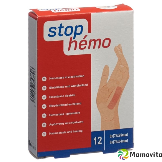 Stop Hemo Pflaster 12 Stück buy online