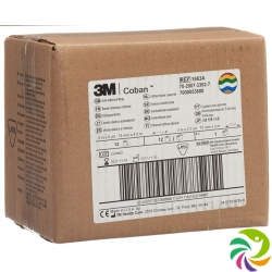 3M Coban Elastische Binde 7.6cmx4.57m Assortiert 12 Stück