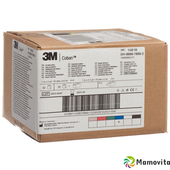 3M Coban Elastische Binde Blau 2.6cmx4.57m 30 Stück buy online