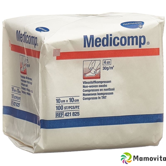 Medicomp Vlieskompressen 10x10cm Nicht Steril 100 Stück buy online