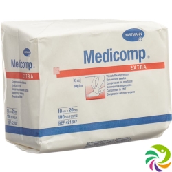 Medicomp Extra Vlieskompressen 10x20cm Nicht Steril 100 Stück